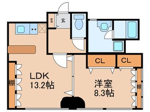 エクセルウィーン塚本の物件間取画像